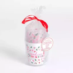 Kirklands Home Packed Party Cookies & Cocktails 10-pc. Cup Set Best