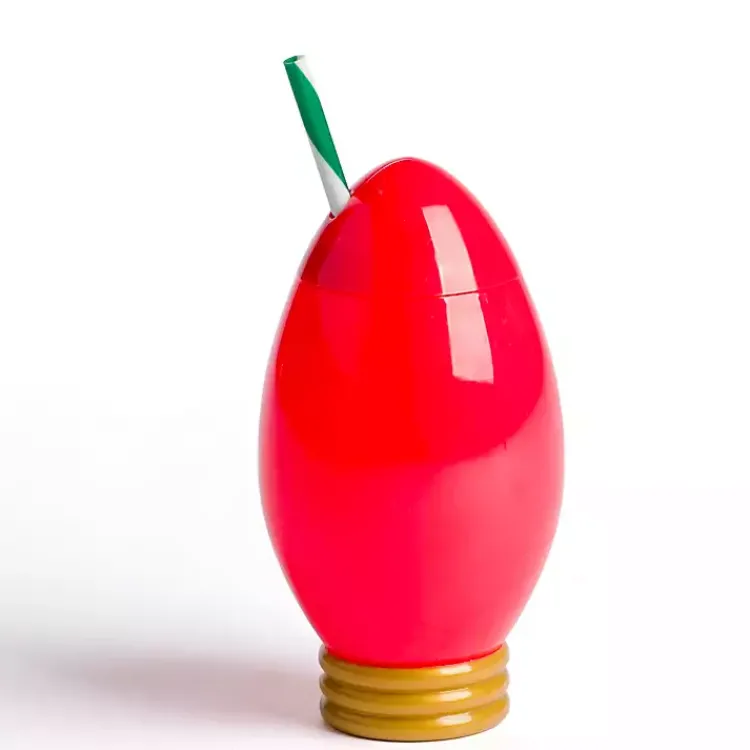 Kirklands Home Packed Party Holiday Light Sipper Red Hot