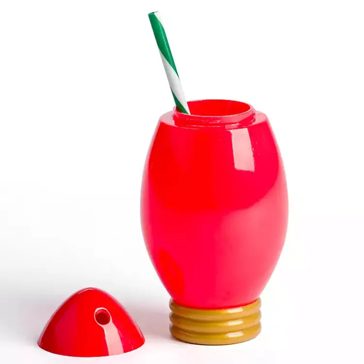 Kirklands Home Packed Party Holiday Light Sipper Red Hot