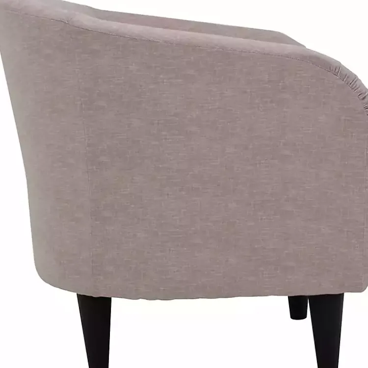 Kirklands Home Pale Rose Aston Barrel Accent Chair Pink Best
