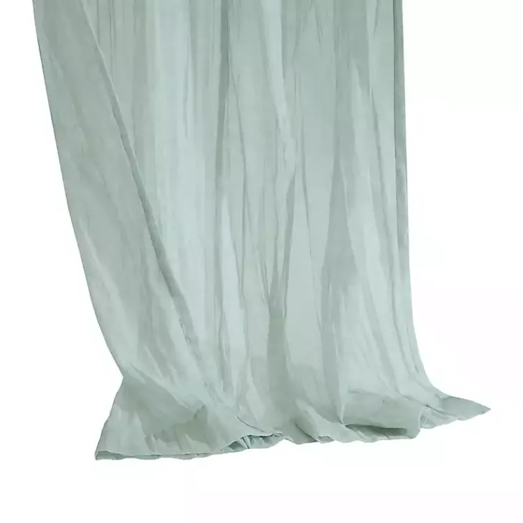 Kirklands Home Pale Thyme Paloma Curtain Panel, 63 in. Blue Online