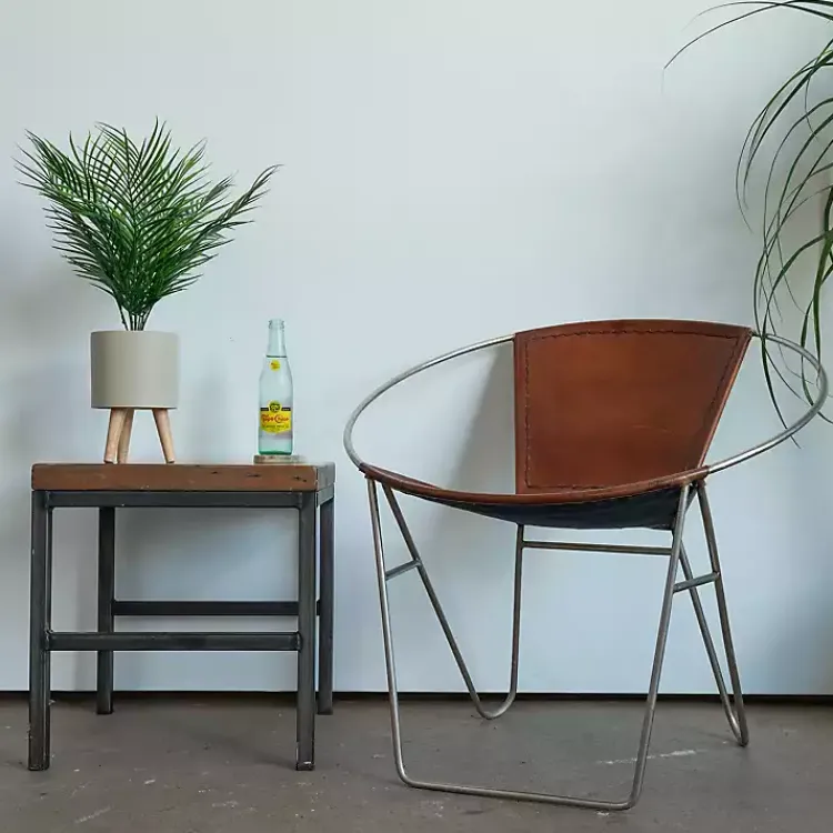Arrangements & Greenery>Kirklands Home Palm Arrangement in Tan Footed Pot