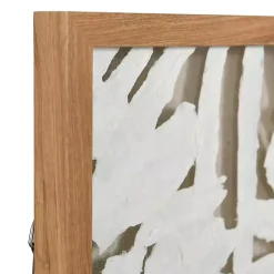 Kirklands Home Palm Leaf II Shadowbox Wall Plaque New