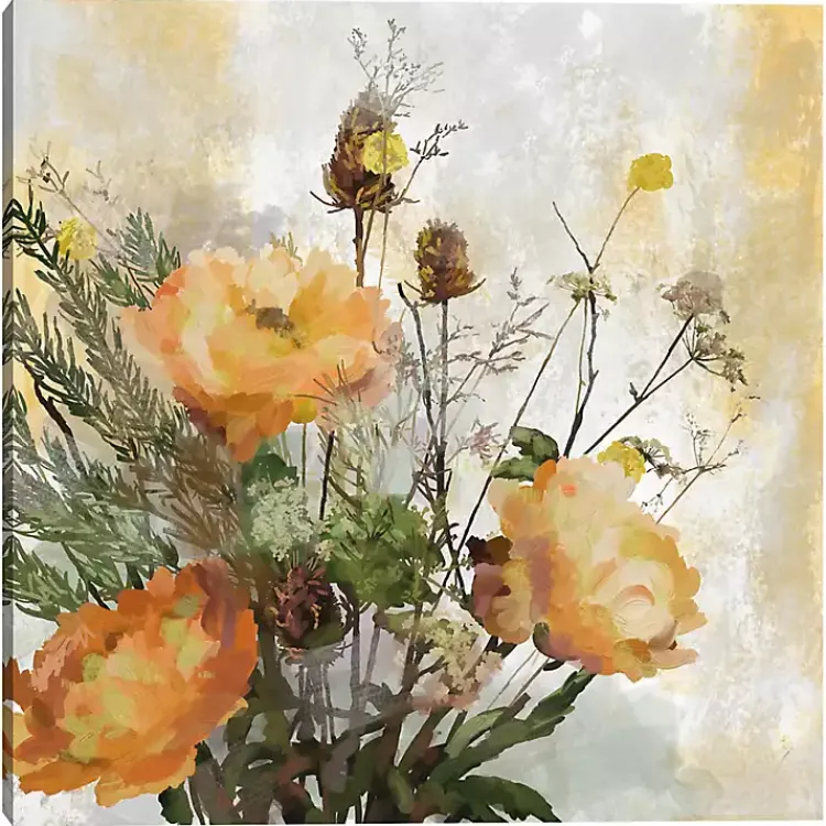 Kirklands Home Pandora Canvas Art Print, 30x30 in. Orange Discount