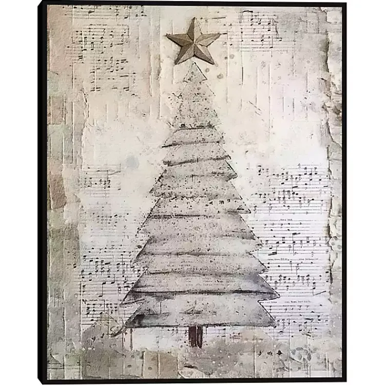 Christmas Decorations>Kirklands Home Paper Pine Framed Art Print