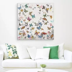 Kirklands Home Papillon Canvas Art Print Multi Online