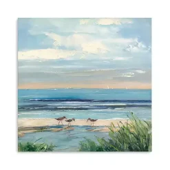 Kirklands Home Paradise Beach Canvas Art Print, 20x20 in. Blue Best