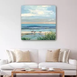 Kirklands Home Paradise Beach Canvas Art Print, 40x40 in. Blue