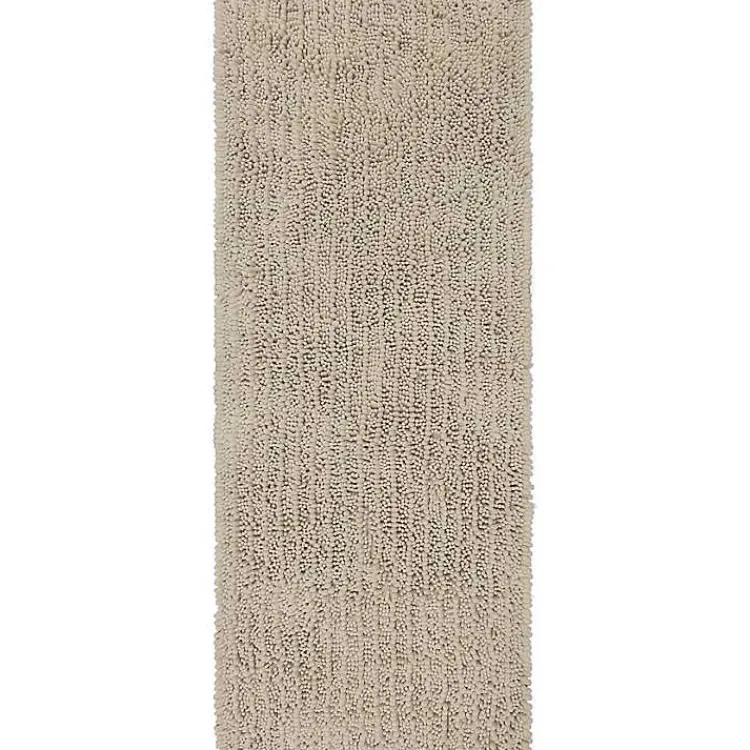 Kirklands Home Parchment Lofty Pile Chenille Bath Mat, 34 in. Tan Discount
