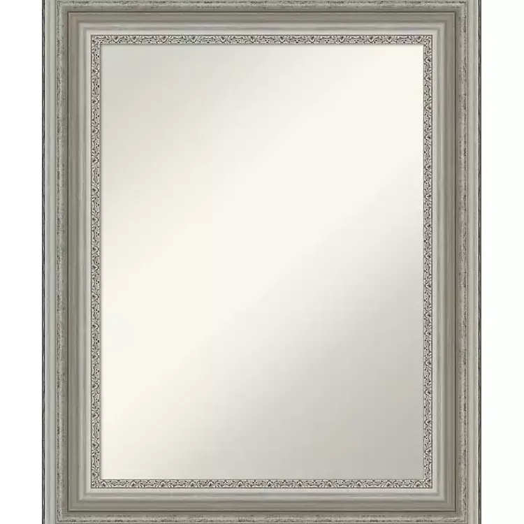 Kirklands Home Parlor Silver Framed Wall Mirror New