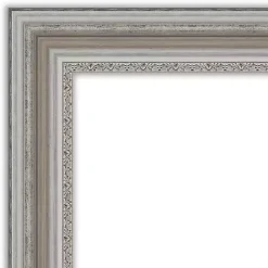 Kirklands Home Parlor Silver Framed Wall Mirror New