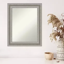 Kirklands Home Parlor Silver Framed Wall Mirror New