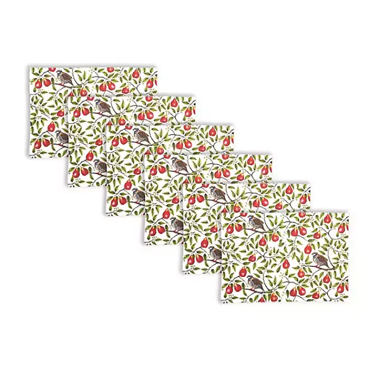Christmas Dining & Entertaining>Kirklands Home Partridge in a Pear Tree Placemats, Set of 6