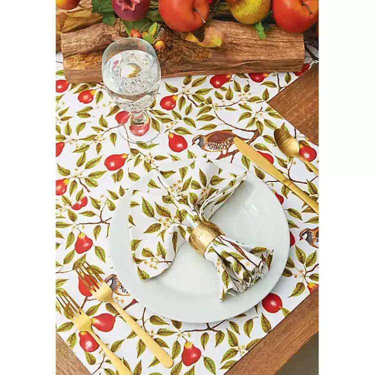 Christmas Dining & Entertaining>Kirklands Home Partridge in a Pear Tree Placemats, Set of 6