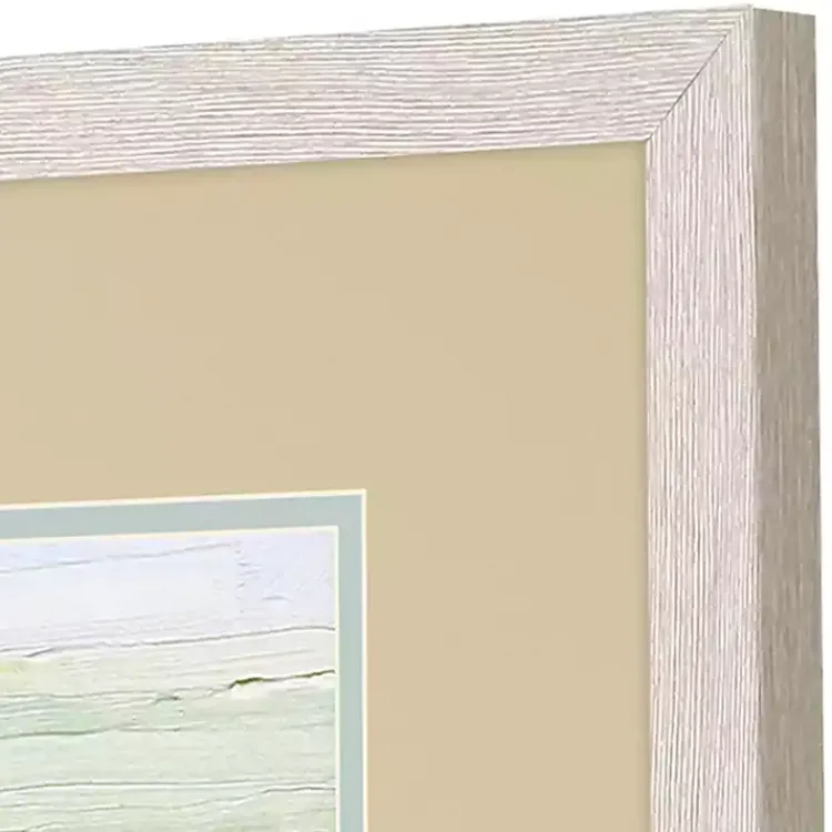 Kirklands Home Pastel Beach Umbrella Framed Art Prints, Set of 2 Tan New