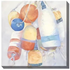 Kirklands Home Pastel Buoys Outdoor Canvas Art Print Sale