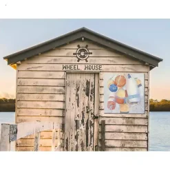 Kirklands Home Pastel Buoys Outdoor Canvas Art Print Sale