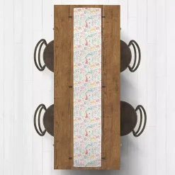 Easter Decorations>Kirklands Home Pastel Easter Pattern Table Runner, 72 in.