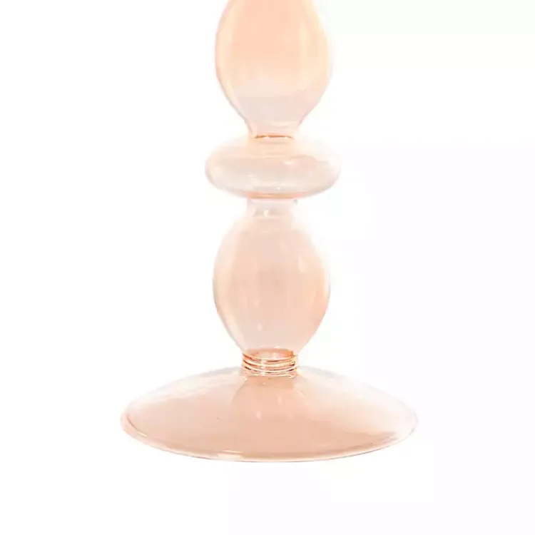 Candle Holders>Kirklands Home Pastel Glass Taper Candle Holders, Set of 3