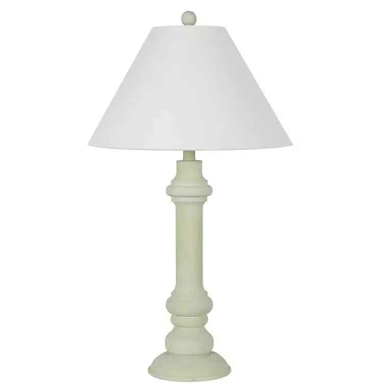 Kirklands Home Pastel Green Coastal Ariel Table Lamps, Set of 2 New