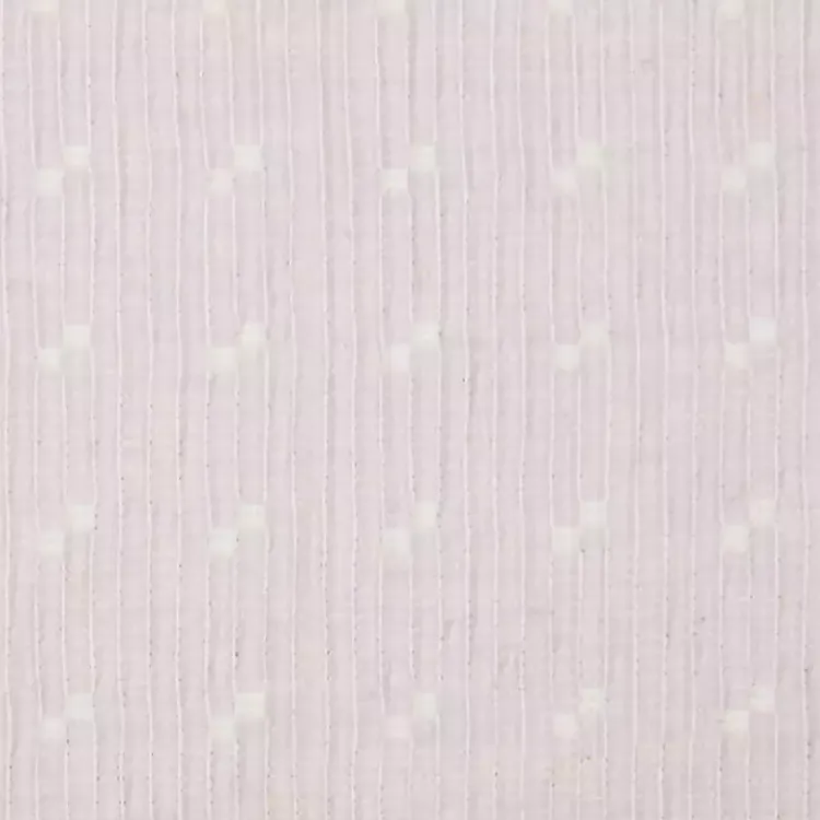 Kirklands Home Pastel Lavender Fog Dobby Placemats, Set of 6 Purple Clearance