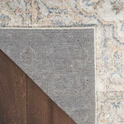 Kirklands Home Pastel Medallion Washable Area Rug, 5x7 Gray Best
