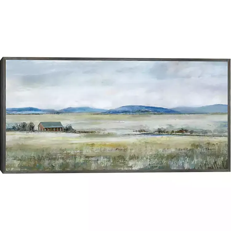 Kirklands Home Patterson's Farm Framed Canvas Art Print Green Best