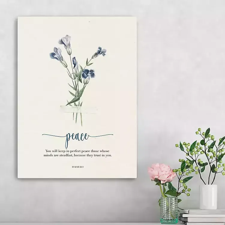 Kirklands Home Peace Affirmations Canvas Art Print, 18x24 in. Outlet