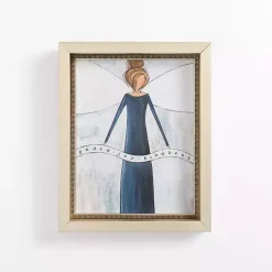 Kirklands Home Peace Angel Framed Art Print Outlet