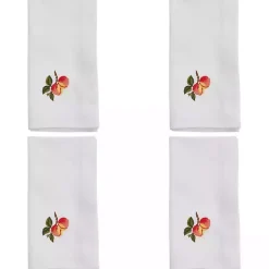Kirklands Home Peach Embroidered 4-pc. Napkin Set Discount