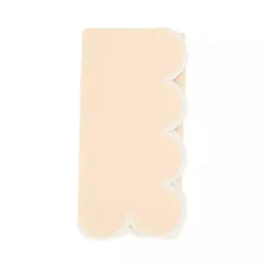 Kirklands Home Peach Scalloped Edge Napkins, Set of 4 Yellow Discount