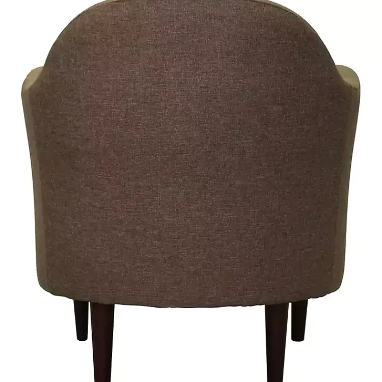 Kirklands Home Pecan Julian Upholstered Accent Chair Brown Discount