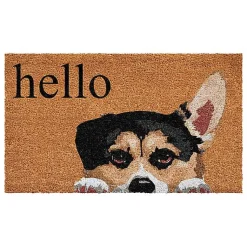 Kirklands Home Pembroke Welsh Corgi Hello Doormat Discount