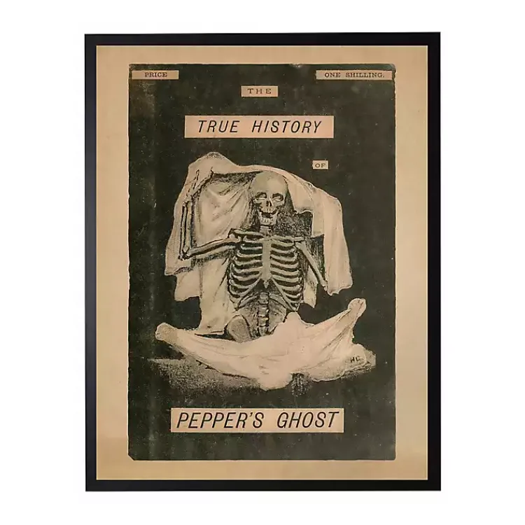 Halloween>Kirklands Home Pepper's Ghost Framed Halloween Wall Plaque