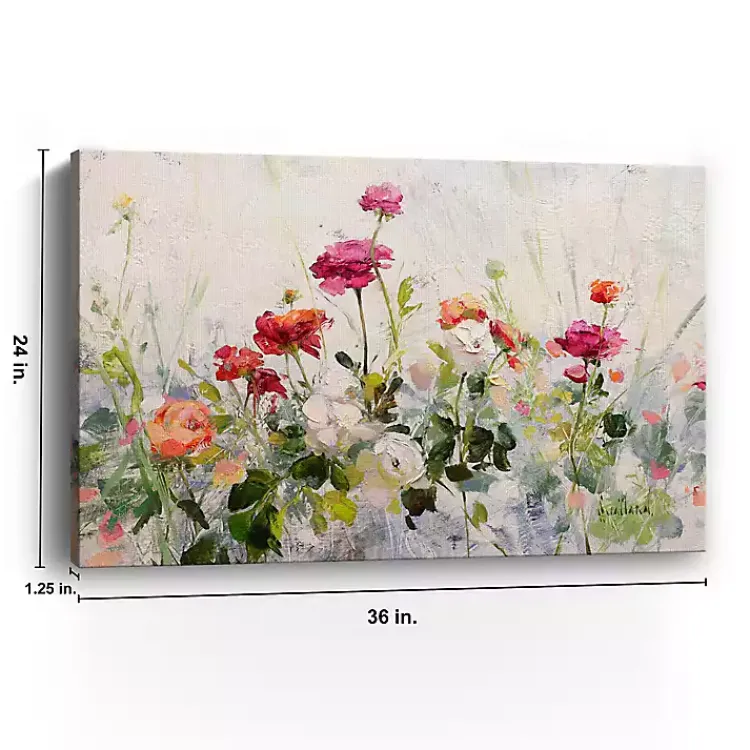 Kirklands Home Persian Buttercups Canvas Art Print, 36x24 in. New