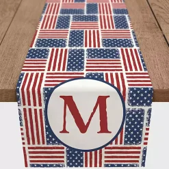 Kirklands Home Personalized American Flag Table Runner, 72 in. Hot