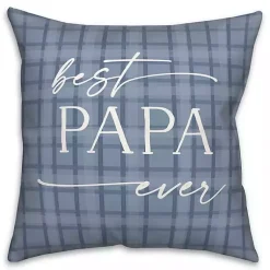 Pillows>Kirklands Home Personalized Best Ever Indoor/Outdoor Pillow Blue