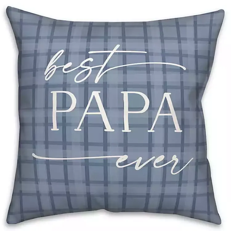 Pillows>Kirklands Home Personalized Best Ever Indoor/Outdoor Pillow Blue