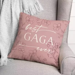 Pillows>Kirklands Home Personalized Best Ever Outdoor Pillow Pink