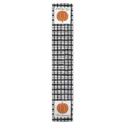 Kirklands Home Personalized Black and White Plaid Table Runner Hot