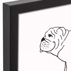 Kirklands Home Personalized Bulldog Framed Wall Plaque Sale