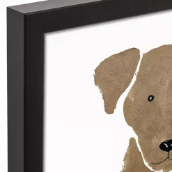 Kirklands Home Personalized Chocolate Labrador Canvas Wall Plaque Hot