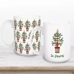 Christmas Dining & Entertaining>Kirklands Home Personalized Christmas Tree Mugs, Set of 2