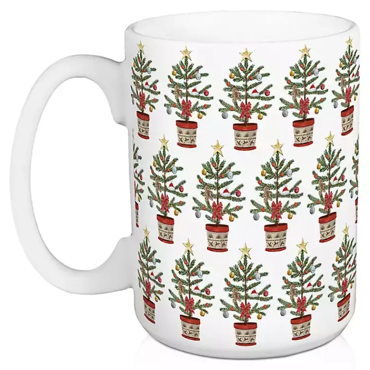 Christmas Dining & Entertaining>Kirklands Home Personalized Christmas Tree Mugs, Set of 2