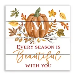 Fall>Kirklands Home Personalized Every Season is Beautiful Wall Plaque