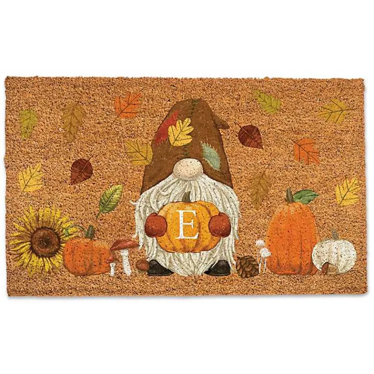 Fall>Kirklands Home Personalized Fall Gnome Monogram Doormat