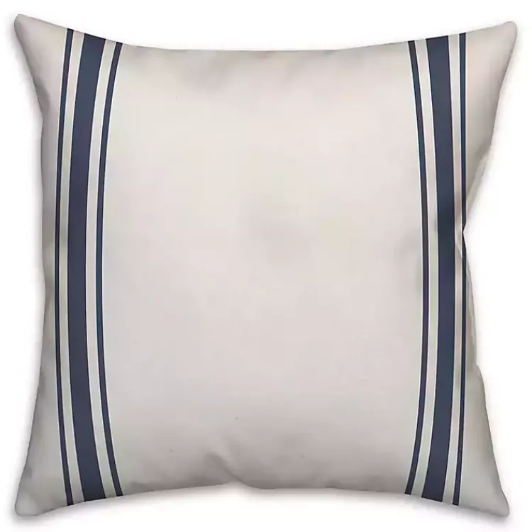 Pillows>Kirklands Home Personalized Farmhouse Stripe Monogram Pillow