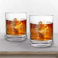 Kirklands Home Personalized Fathers Day Whiskey Glasses, Set of 2 Best