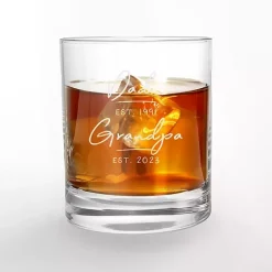 Kirklands Home Personalized Fathers Day Whiskey Glasses, Set of 2 Best