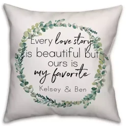 Kirklands Home Personalized Favorite Love Story Pillow